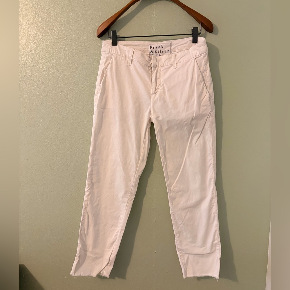 Frank & Eileen Wicklow Cream Colored Chinos